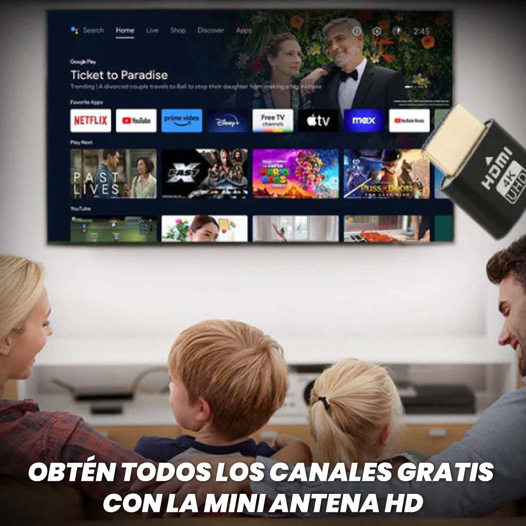 Mini Antena HD con todos los canales gratis - View TV™