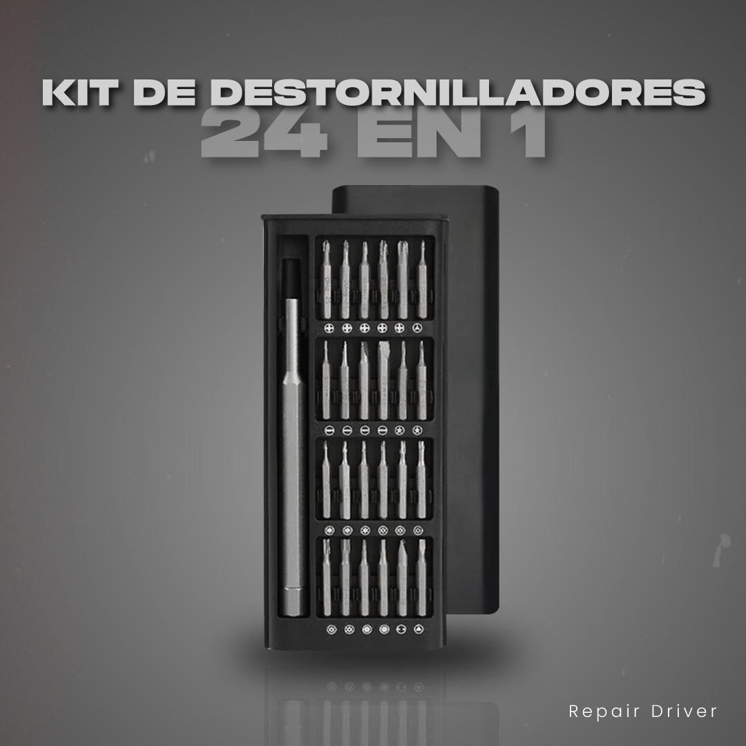 Kit de destornilladores magnéticos de precisión 24 en 1 - Repair Driver™