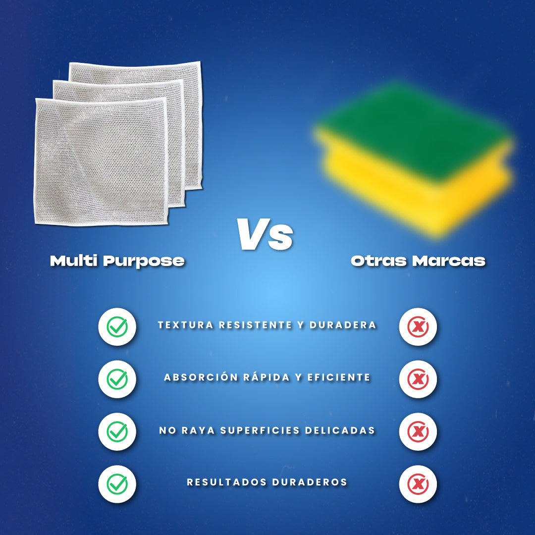 Paños de limpieza quita suciedades - Multi Purpose™