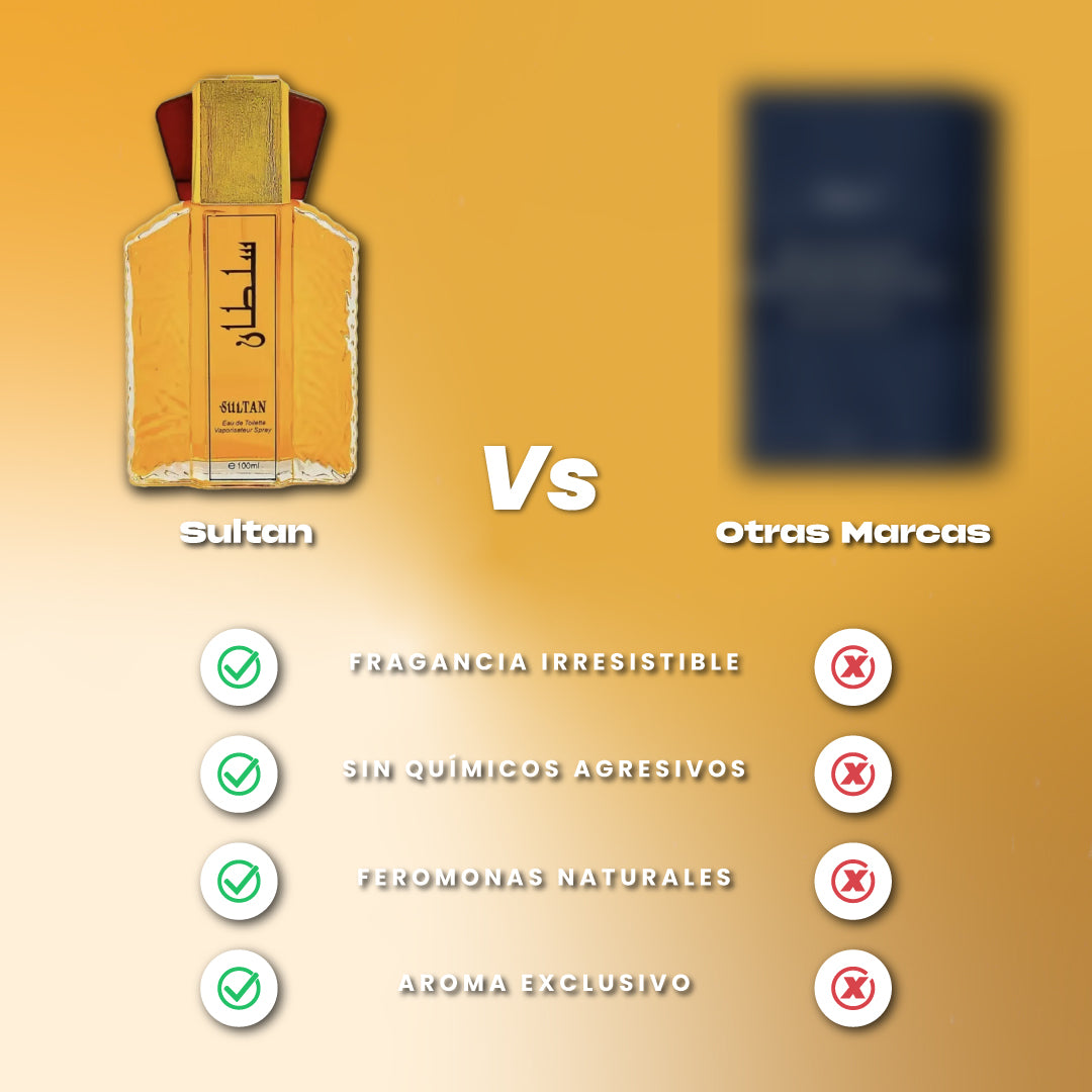 Perfume masculino con feromonas - Sultan™