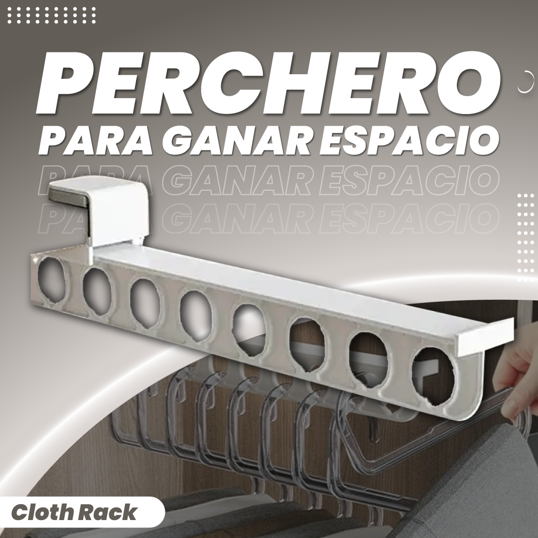 Perchero para ganar espacio - Cloth Rack™