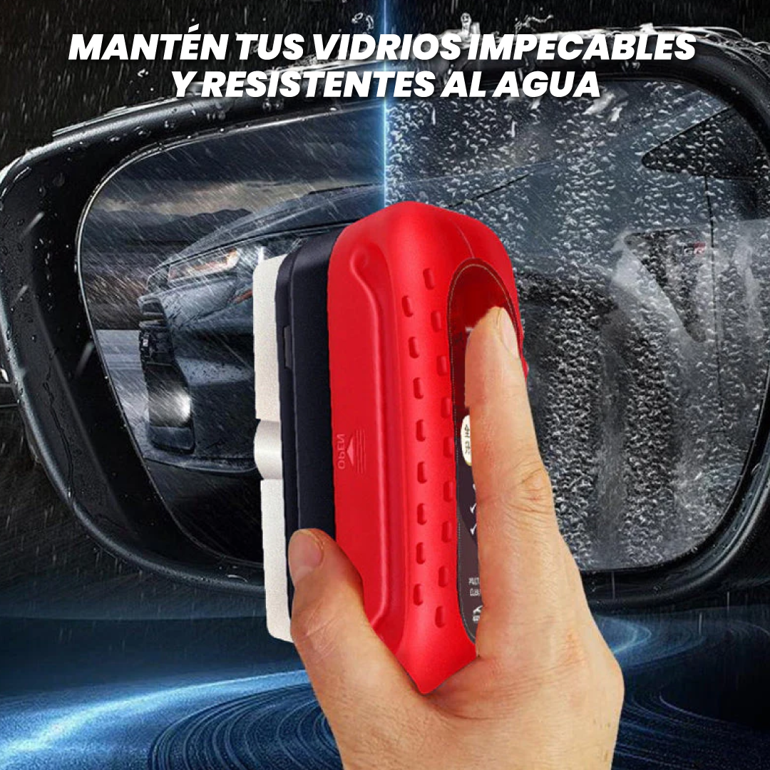 Kit de cepillo + líquido impermeable para vidrios - Glassclean™