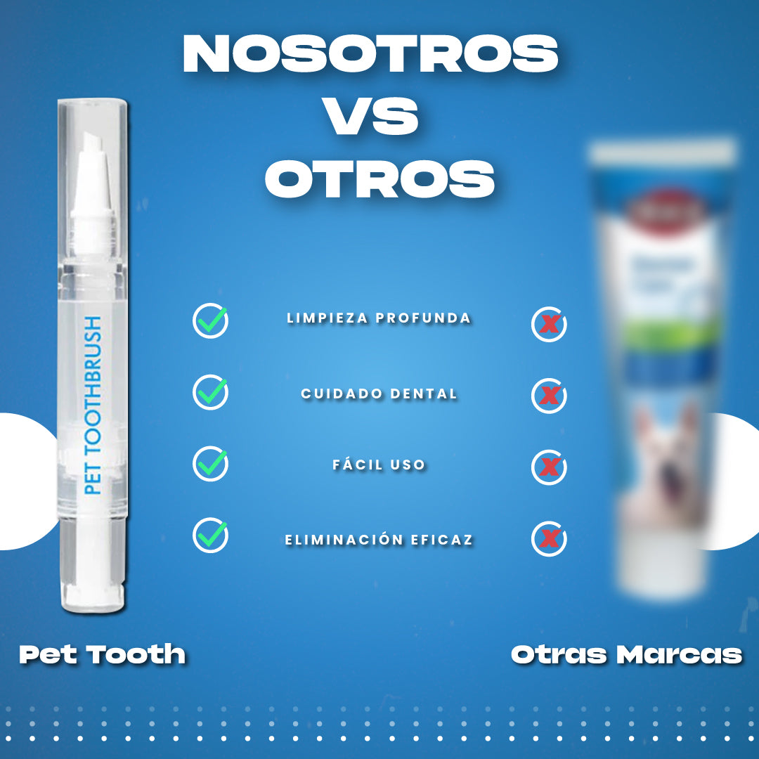 Cepillo eliminador de sarro para mascotas - Pet Tooth™