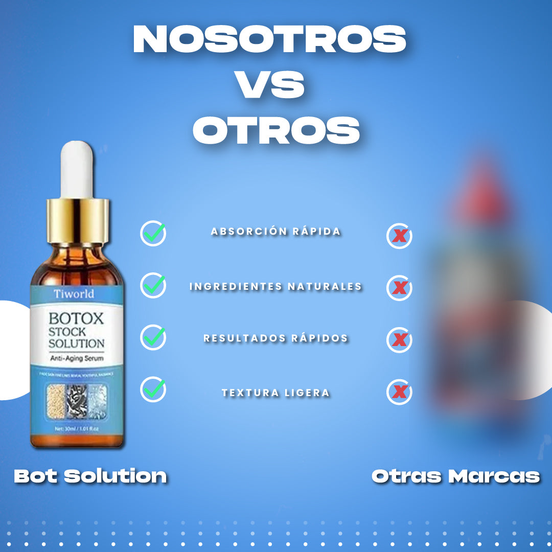 Botox facial para arrugas - Bot Solution™